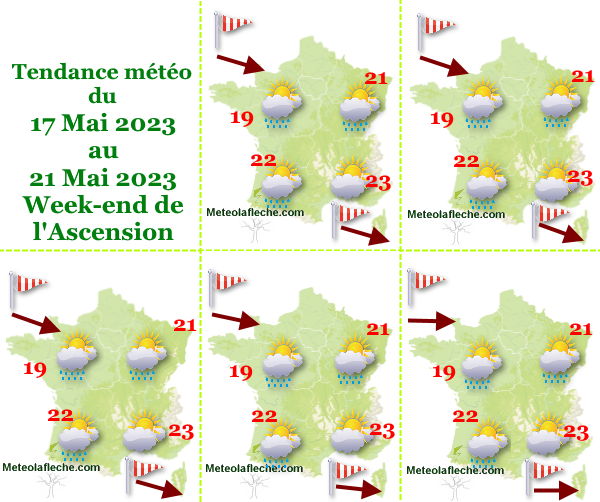 Météo 21 Mai 2023 Ascension