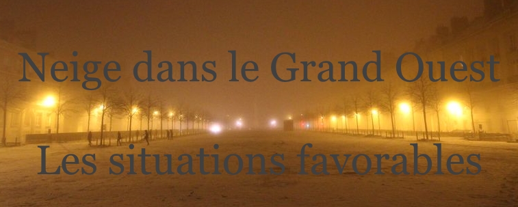 Situation neige en plaine Grand Ouest