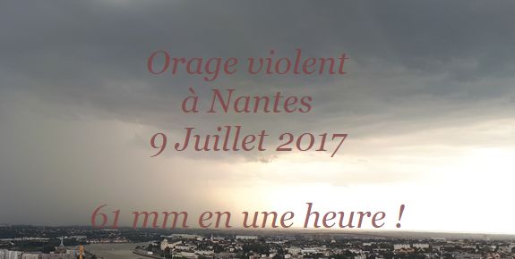 Orage Nantes 9 Juillet 2017