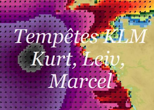 Tempete Kurt, Leiv, Marcel 3 4 et 5 Fvrier 2017