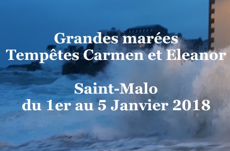 Grandes mares Saint-Malo Janvier 2018