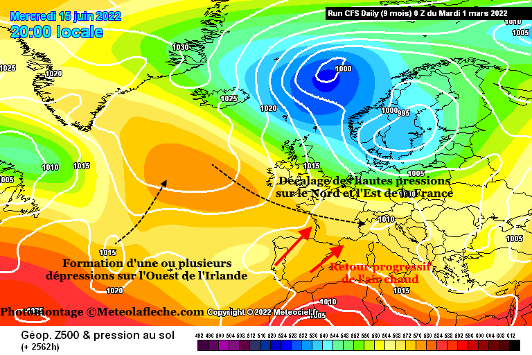220615 previsions pression atmospherique europe