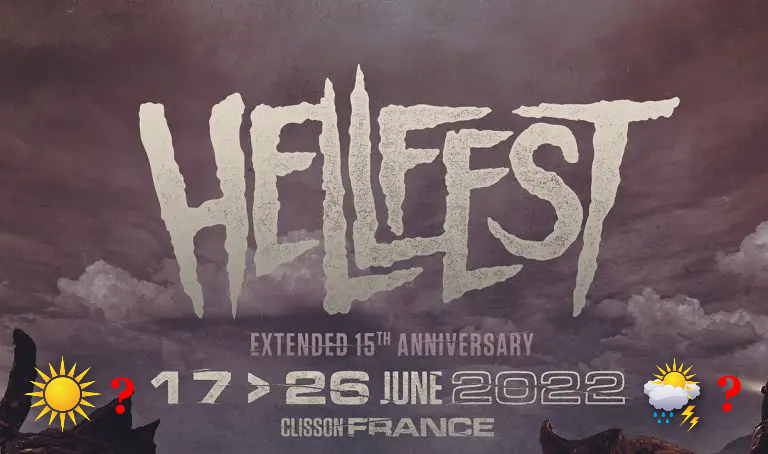Meteo Hellfest 2022