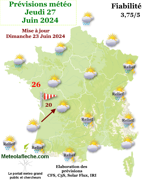 Meteo Jeudi 27 Juin 2024