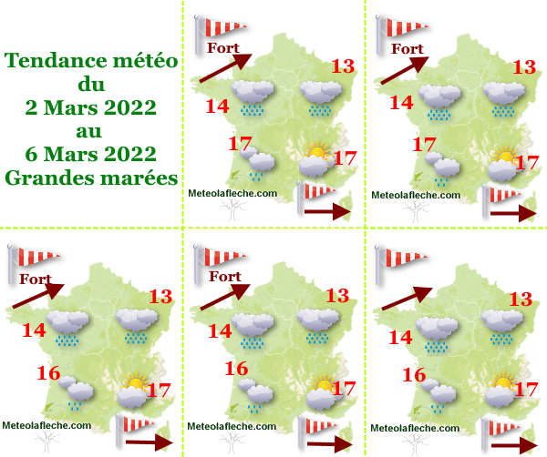 Météo 6 Mars 2022