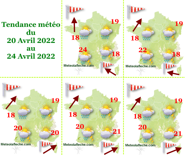 Météo 24 Avril 2022