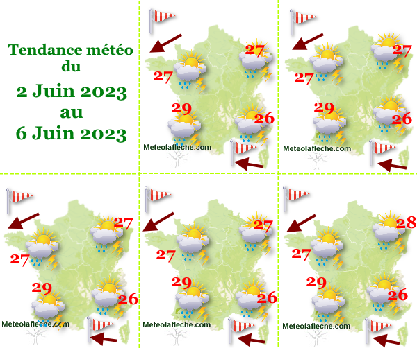Météo 6 Juin 2023 France