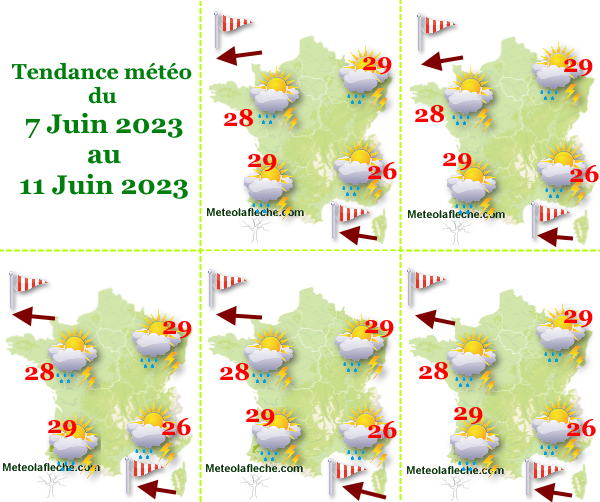 Météo 11 Juin 2023 France