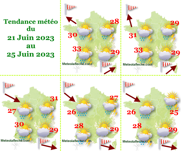 Météo 25 Juin 2023