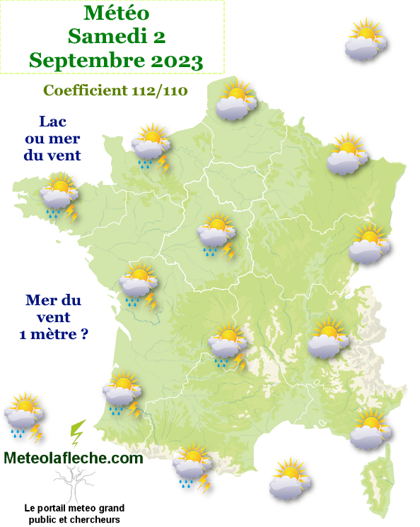 Météo 2 Septembre 2023 grandes marées