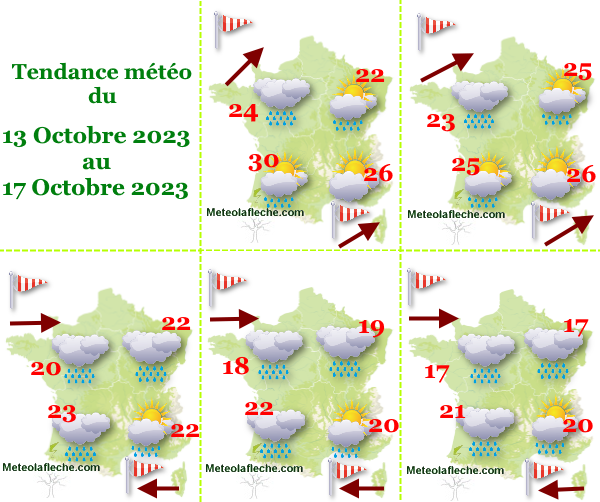 Météo 17 Octobre 2023 France