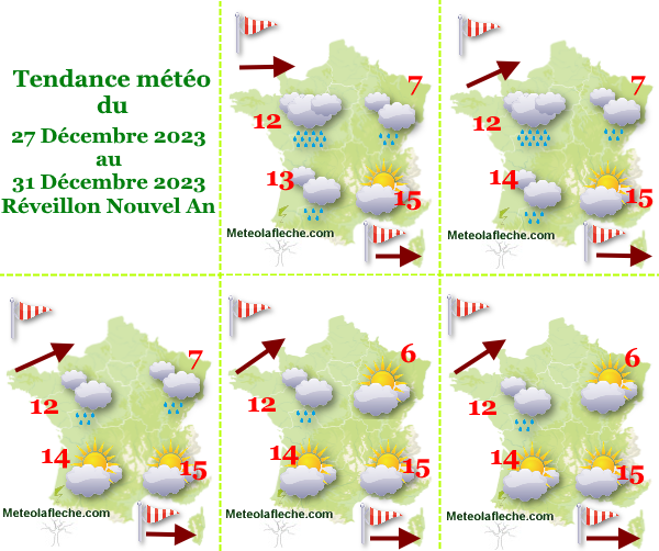 Météo France 31 Décembre 2023 Réveillon Nouvel An