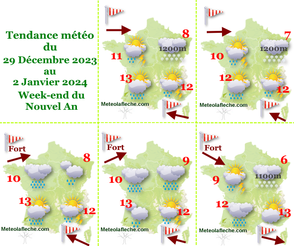 Météo France 2 Janvier 2024