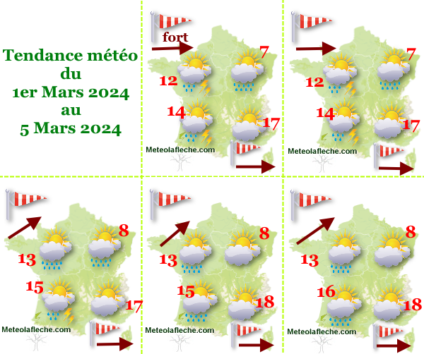Météo France 5 Mars 2024
