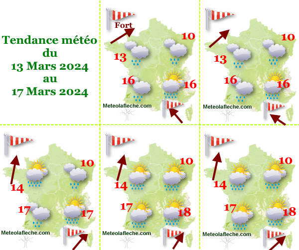 Météo France 17 Mars 2024