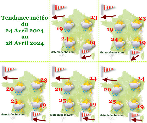 Météo 28 Avril 2024 France