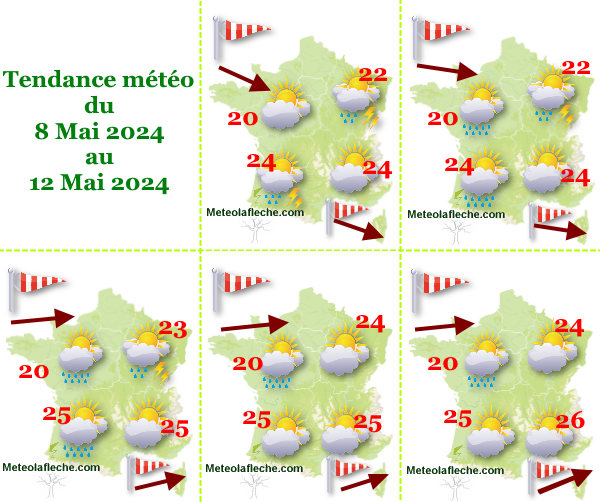 Météo 12 Mai 2024 France