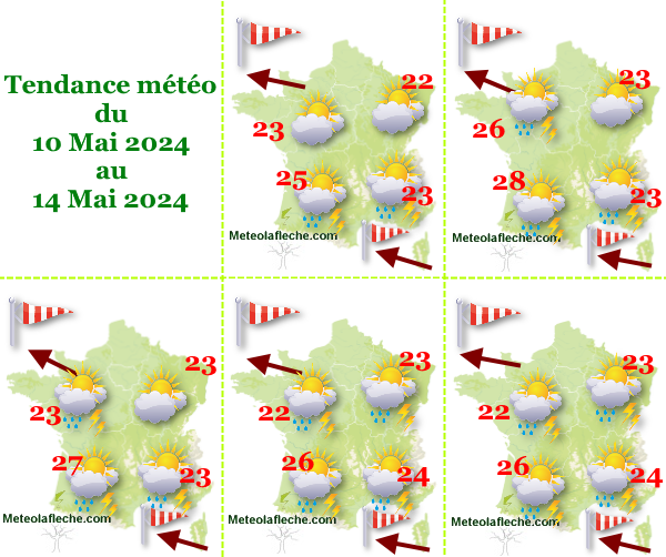 Météo 14 Mai 2024 France