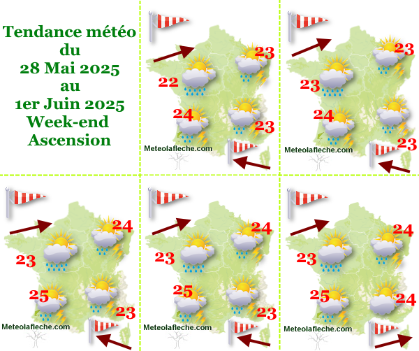 Météo France 1er Juin 2025 Week-end Ascension