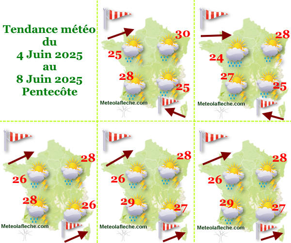 Météo France 8 Juin 2025 Pentecôte
