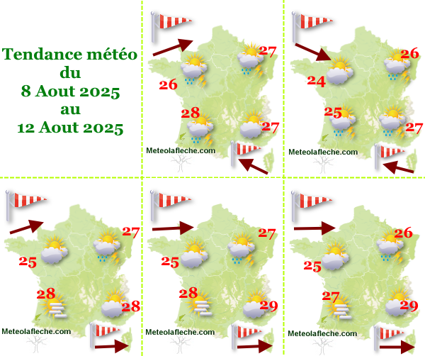 Météo France 12 Aout 2025