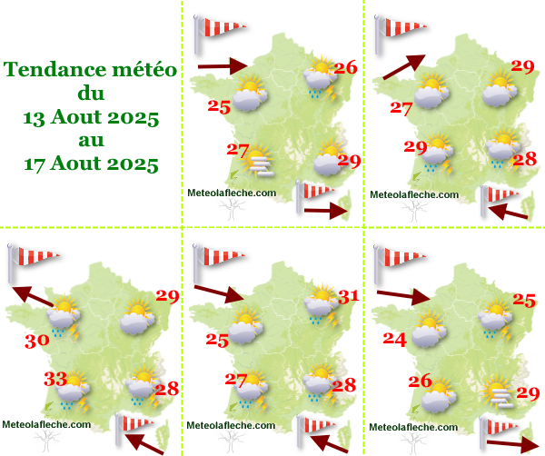 Météo France 17 Aout 2025