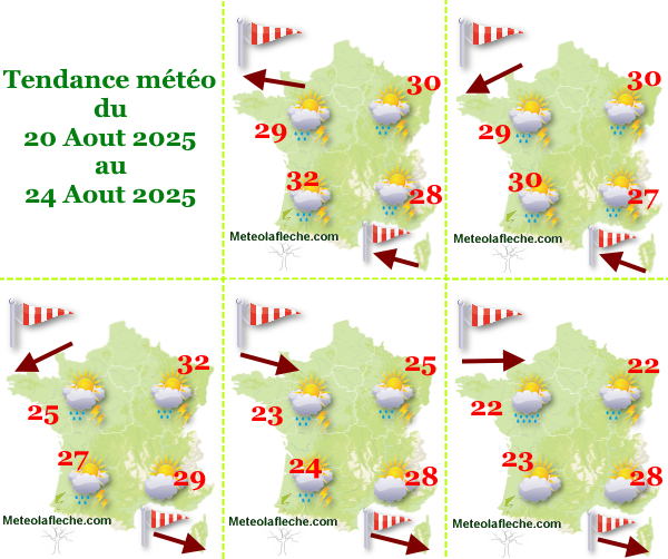 Météo France 24 Aout 2025