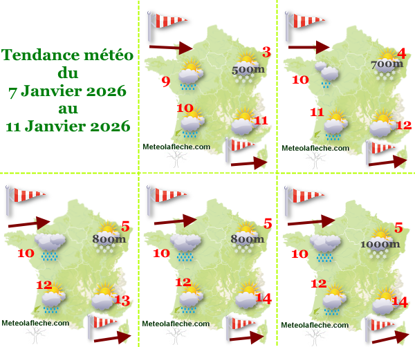 Météo France 11 Janvier 2026