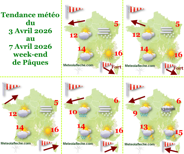 Météo France 7 Avril 2026 Pâques