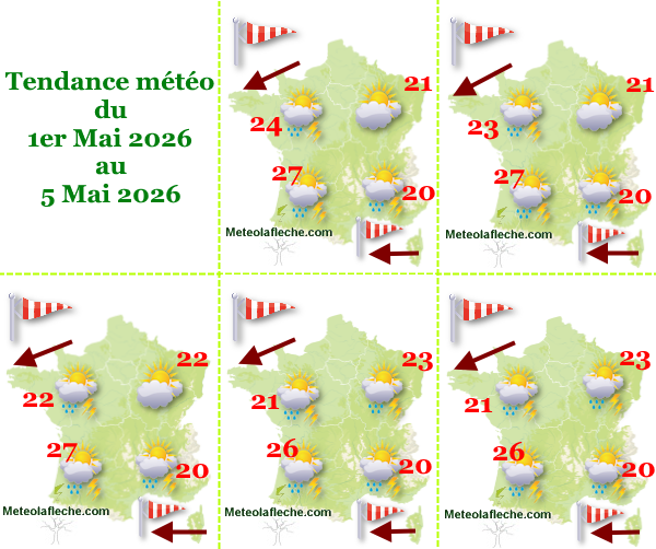 Météo France 5 Mai 2026