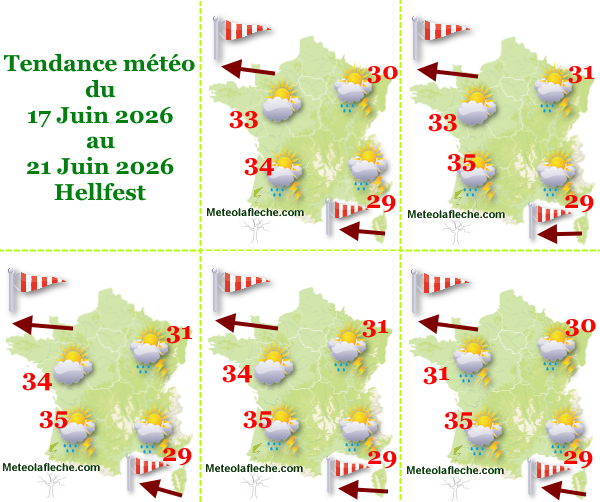 Météo France 21 Juin 2026
