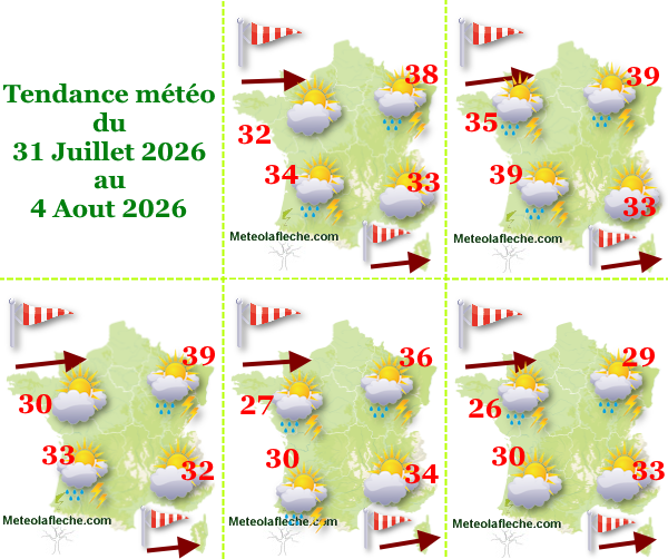 Météo France 4 Aout 2026