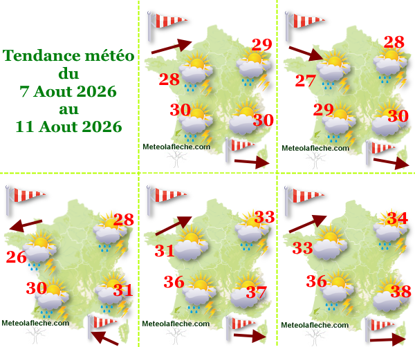 Météo France 11 Aout 2026