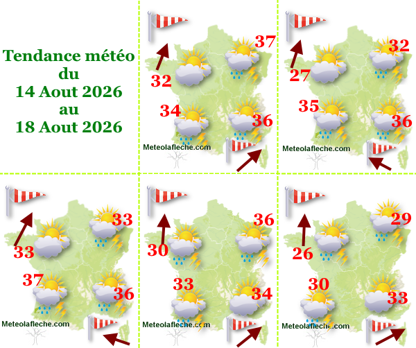Météo France 18 Aout 2026