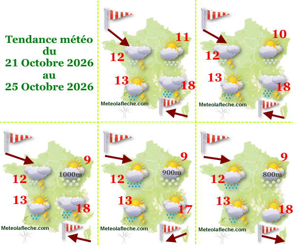 Météo France 25 Octobre 2026